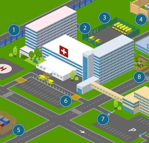 hospirtal-infographic-layout