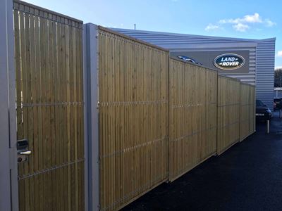 Commercial property fencing