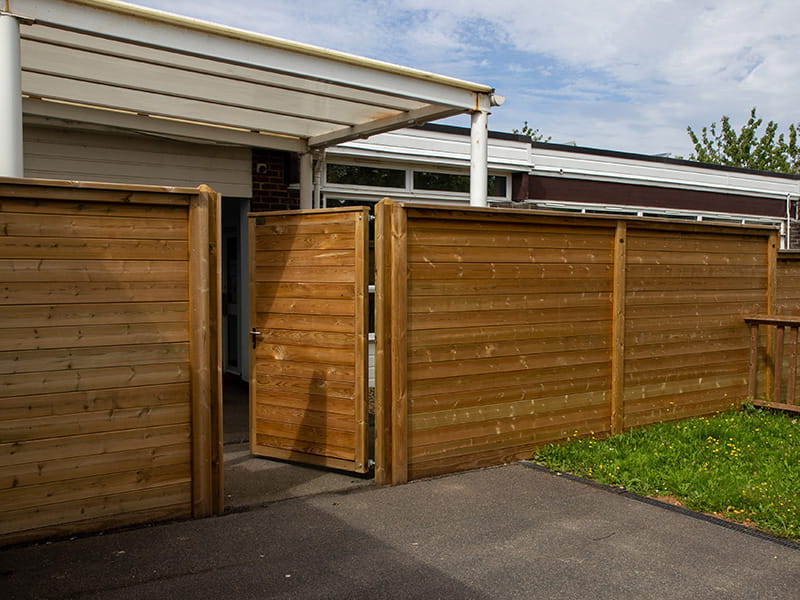 School pedestrian gates