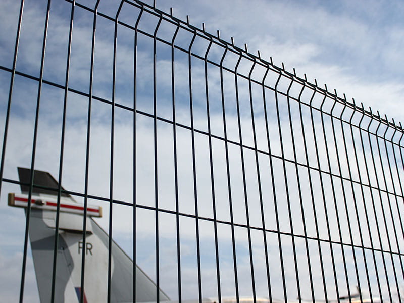 RAF base security fencing